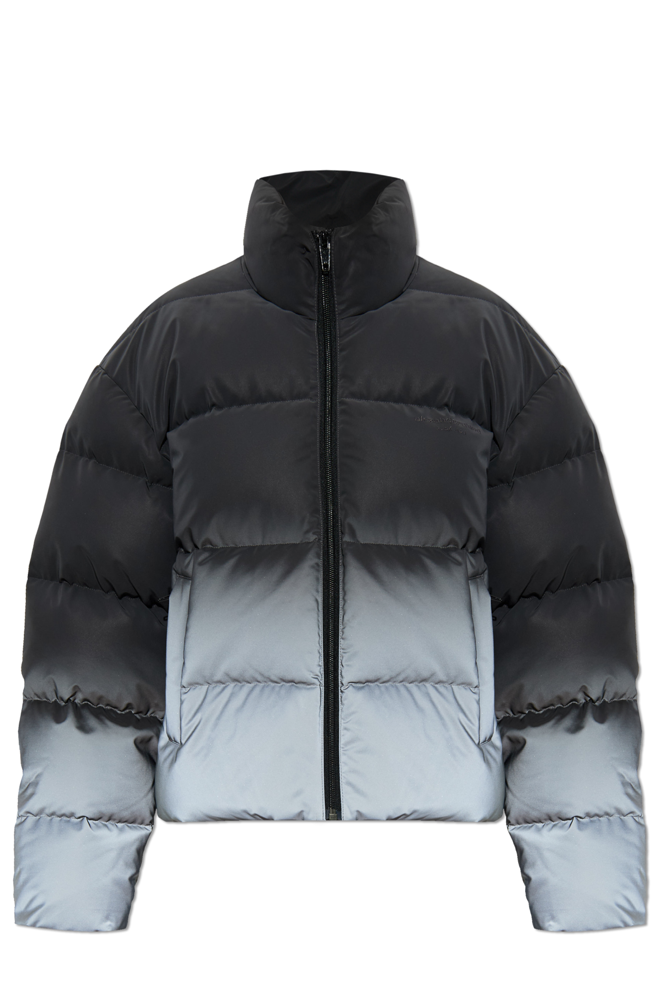Grey Down jacket with reflective effect Alexander Wang - Vitkac AS